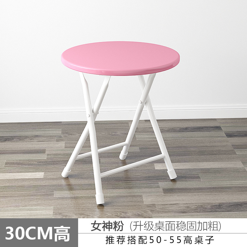 Hogar pequeña silla plegable alquiler casa estudiante dormitorio simple respaldo silla de la computadora portátil Silla de entrenamiento