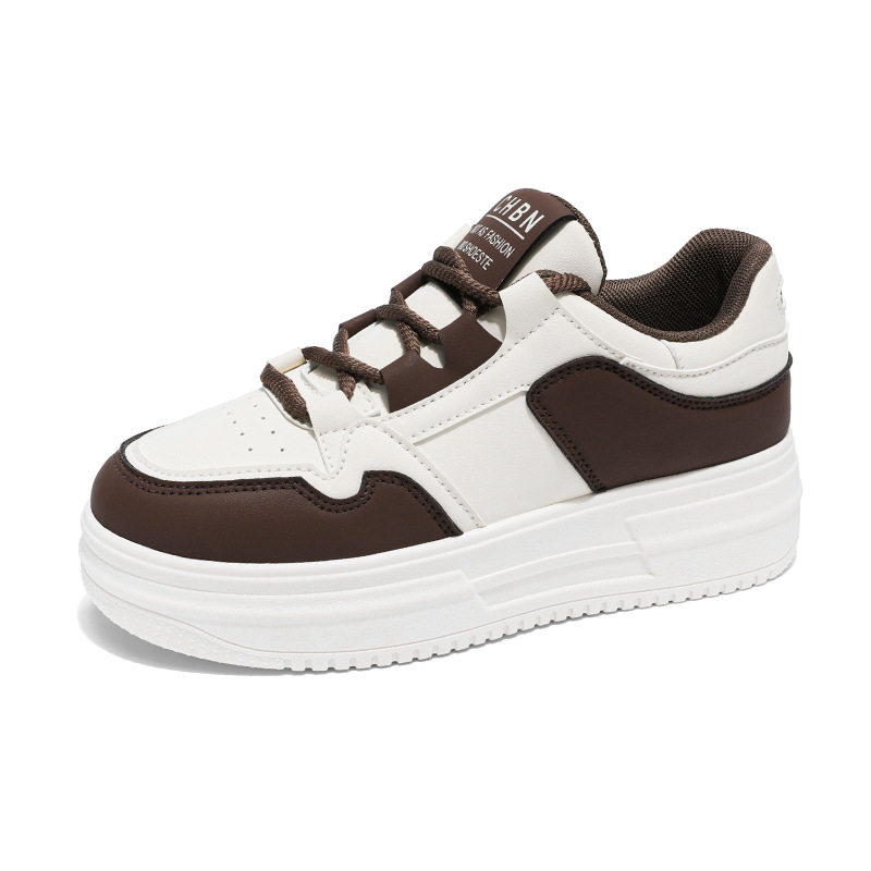 Zapatos de mujer de otoño nuevos zapatos transpirables blancos de mujer inns coreanos de suela gruesa zapatos deportivos casuales zapatos de moda