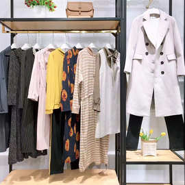 汉派精品大码组合连衣裙2023春秋新款优雅知性品牌折扣女装货源