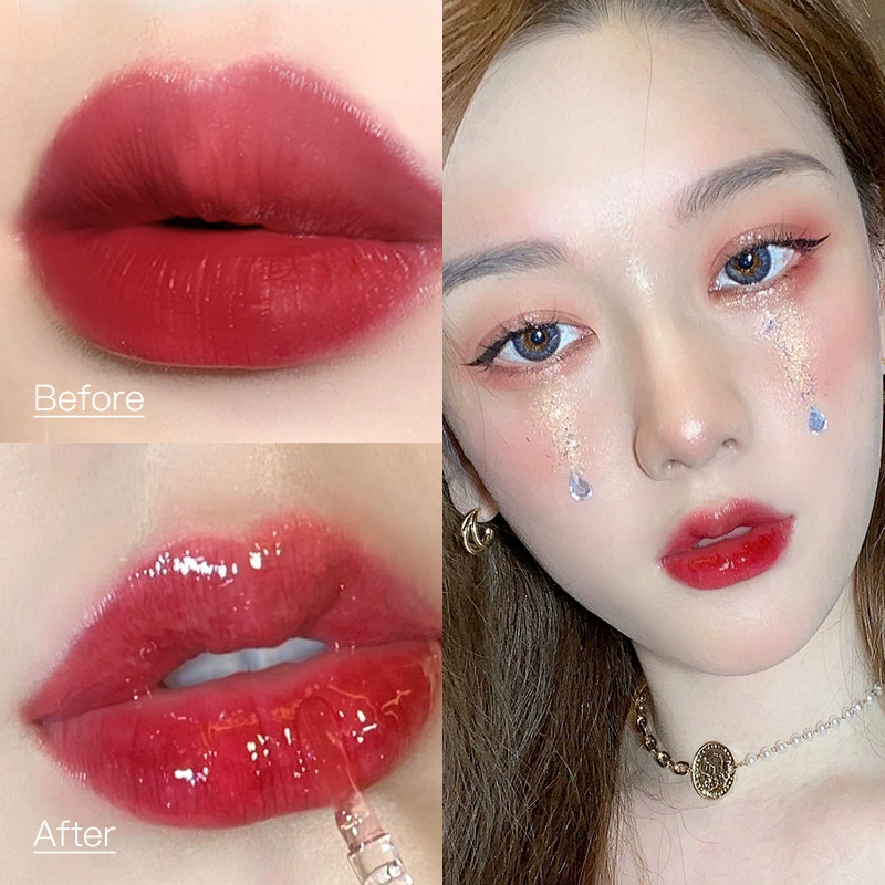 Блеск для губ Maxfine Glasting Lip, увлажнение и эффект увеличения, зеркальный блеск, 3,2 г