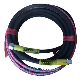 Factory wholesale 58 type car washing machine steel pipe 55 type washing machine outlet pipe super high pressure cloth pipe 8*9 m