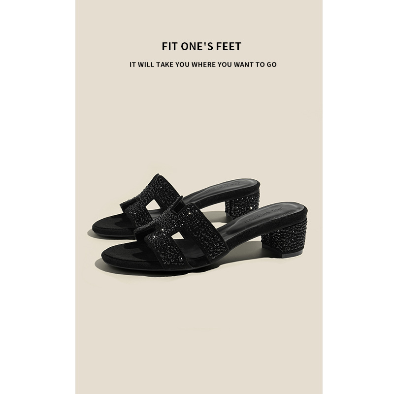 Gypsophila Rhinestone Slippers for Women 2026 New Spring and Summer Open-Toe Full Rhinestone Slide Sandals Fairy Style Beach Sandals Gypsophila Rhinestone Slippers for Women 2026 New Spring and Summer Open-Toe Full Rhinestone Slide Sandals Fairy Style Beach Sandals