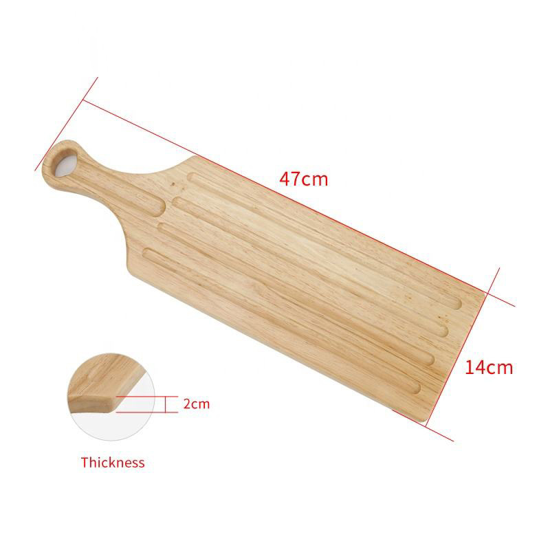 Tabla de cortar de madera hogar pan tostado rebanada tabla de cortar conveniente multifuncional Steak Pizza junta con mango