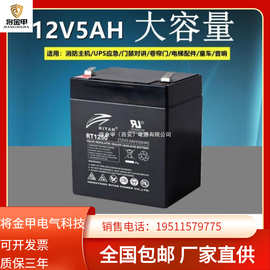 瑞达蓄电池RT1250 12V5AH 卷帘门消防设备电梯 不间断电源