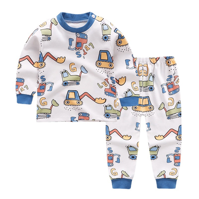 Children's Underwear Set Boys and Girls Autumn and Winter Pajamas Home Clothes