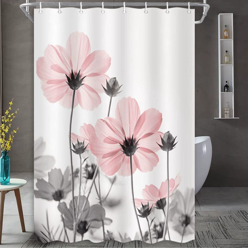 Fuchsia curtain, elegant design set