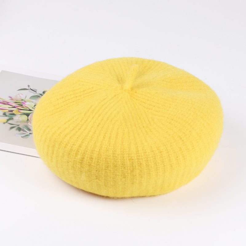 Otoño y invierno de moda de lana Boina niños retro sombrero japonés Inglés elegante sombrero pintor temperamento