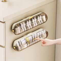 博藍數據線收納盒壁掛式充電線手機充電器桌面整理神器理線置物架