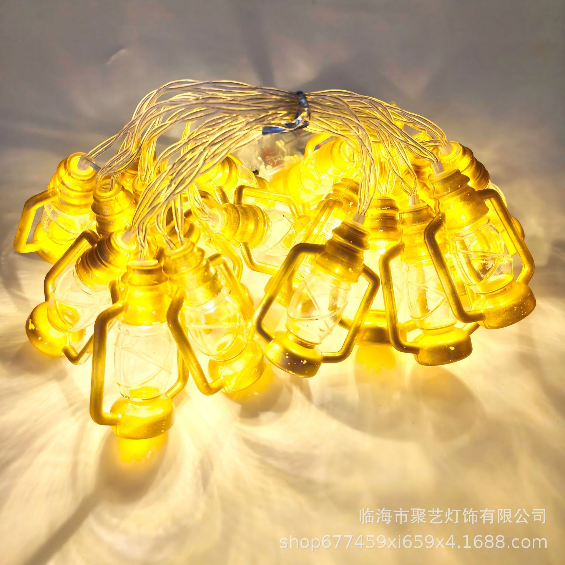 Botella de queroseno retro cadena de lámpara al aire libre camping impermeable skylight atmósfera diseño de lámpara solar cadena de lámpara decorativa