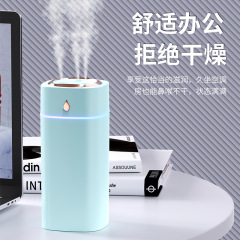 新款三喷加湿器 USB大雾量迷你小型家用氛围灯桌面补水静音加湿器