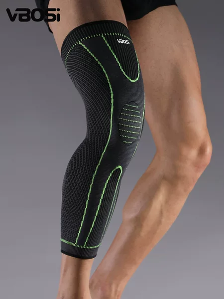 VBOSI Sports Knee Pads for Hiking and Outdoor Sports, Extended Knitted Anti-Slip Compression Protective Gear, Wholesale from Manufacturer