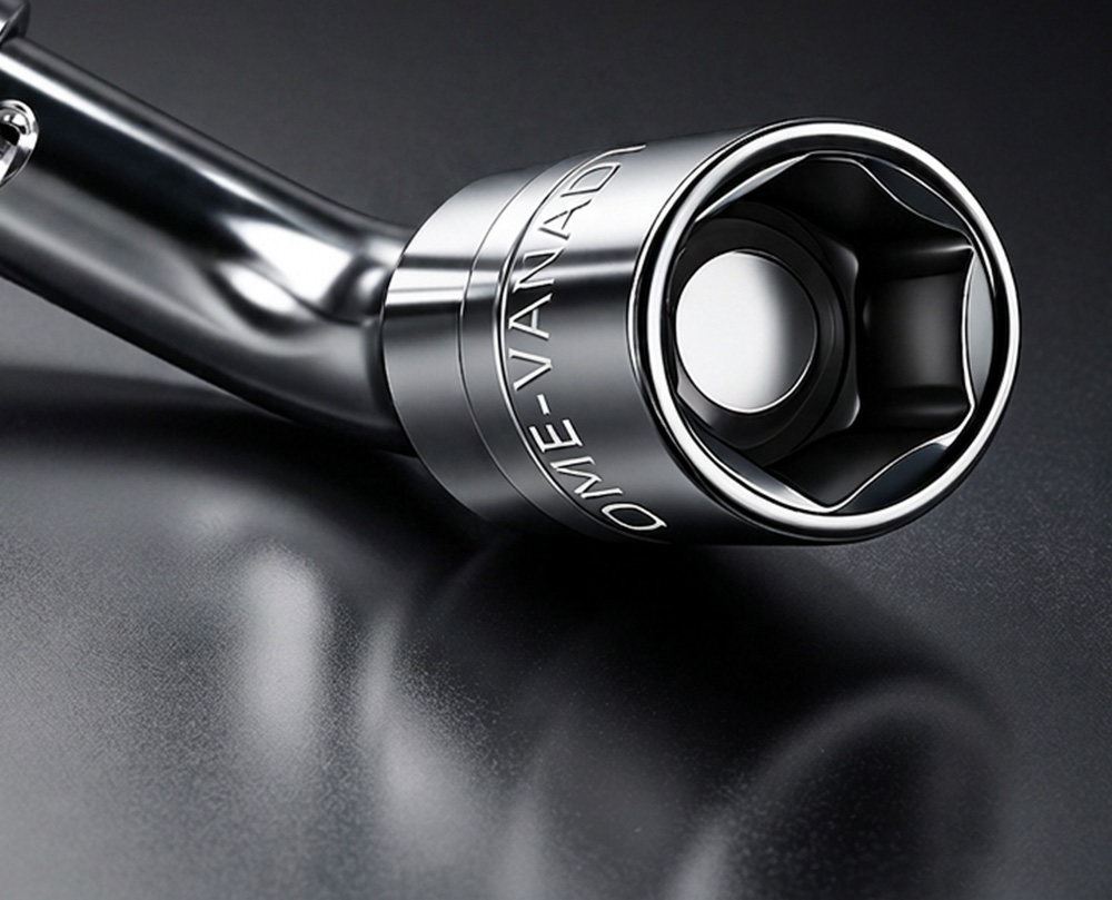 German car repair wrench L-shaped socket, extended and deepened, labor-saving tire removal, telescopic multi-functional tool