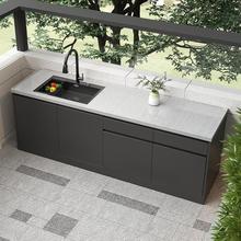 庭院大理石洗手盆池水吧台花园户外室外石头水槽操作台厨房烧烤台