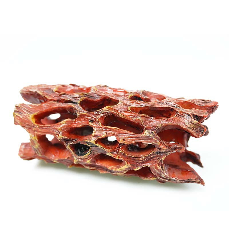 Artesanías de decoración de acuarios, enmalina, resina de madera de Penang, casa de camarones, pecera, tienda de peces y camarones, fábrica de juegos, casa de nidos de camarones al por mayor