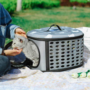 Factory direct supply pet cat bag out of bag portable pet bag shoulder bag portable diagonal bag breathable space capsule