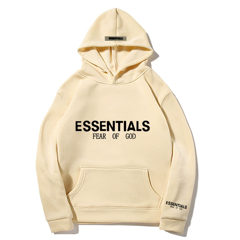 FEAR OF GOD двойная линия Essentials Новый сезон 7 грудь ЛОГОТИП Горячая тиснение Мужская и женская куртка с капюшоном ТУМАН