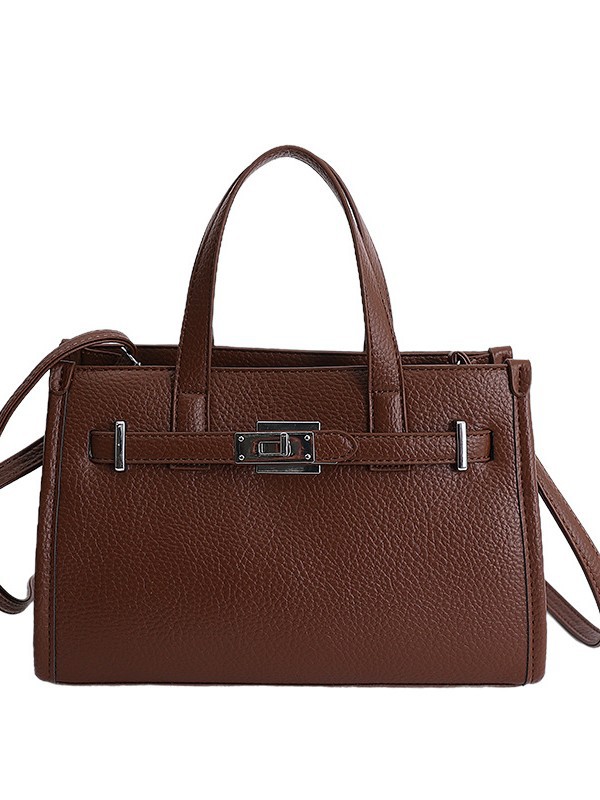 Bolso para mujeres 2026 venta transfronteriza caliente nuevo lichi estampado bolso de mano alta textura lujosa mochila de hombro