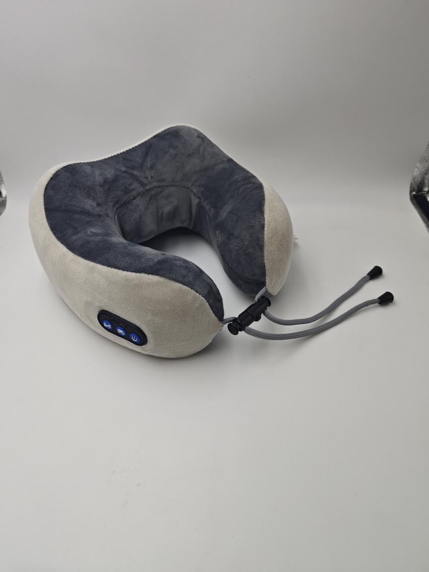 Masaje para el hogar Almohada en forma de U Memoria de algodón Coche portátil de viaje Masajeador de cuello cervical eléctrico Almohada de masaje en forma de U image 31