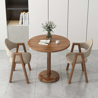 balcony Tea Table Tables and chairs combination household leisure time Small apartment round table tea table Negotiate Parlor tables