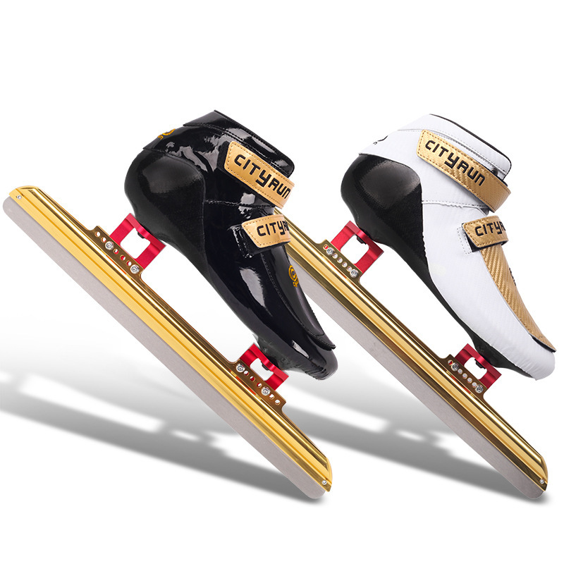 Genuine Short-Track Speed Skating Skates, Speed Skating Skates, Positioning Children's and Adult Carbon Fiber Speed Skating Skates