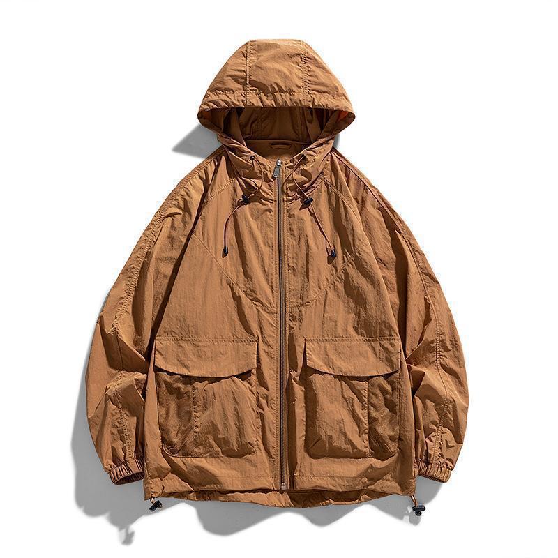 Transfronterizos al aire libre ropa de protección solar para hombres y mujeres estilo americano retro hombre Amelia de verano delgada chaqueta versátil