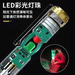 Dual-Light Electric Test Pen for Electricians, High-Brightness Test Pen for Broken Wires, Continuity Test, Break Point, Zero Live Wire Household Test Pen