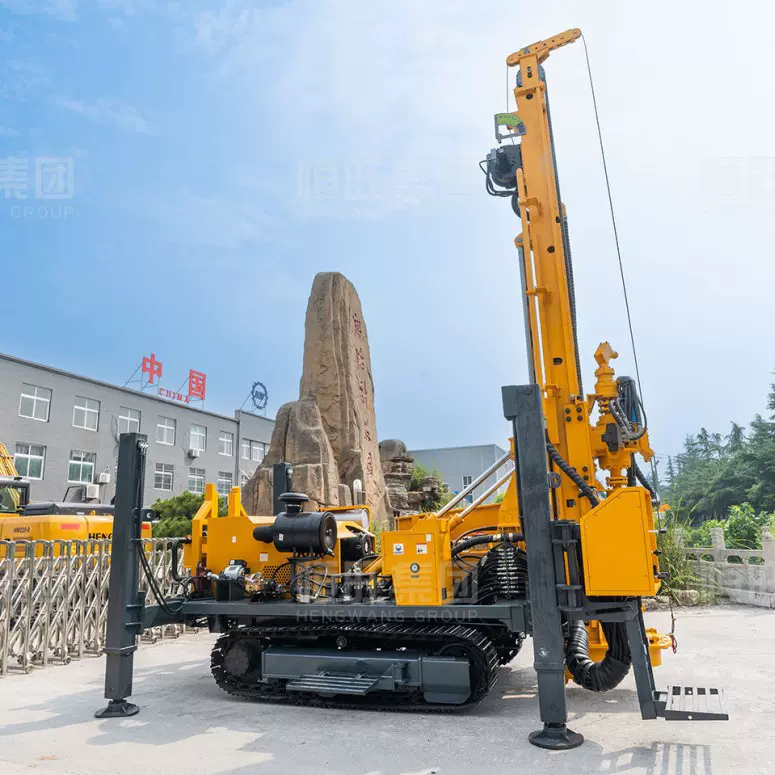 气动打井机深水井钻井机气动水井钻机可下塑料根管全液压打井