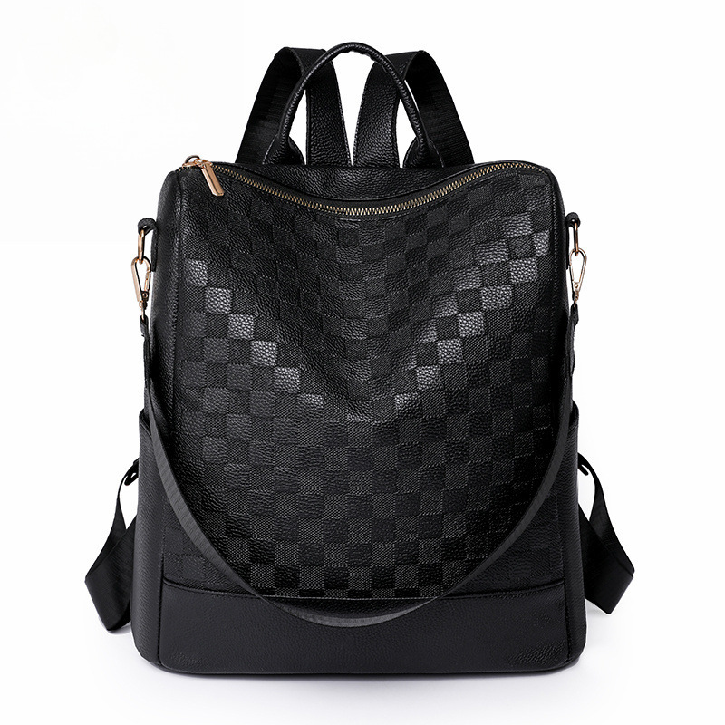 Mochila de viaje de moda 2024 mochila de alta calidad mochila de mujer europea y americana casual de moda de mediana edad sensación versátil nuevo