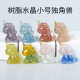 Handmade Dripping Glue Ornaments Color-matching Unicorn Crystal Office Living Room Decoration Foreign Trade Hot-selling Doll Desktop Decoration