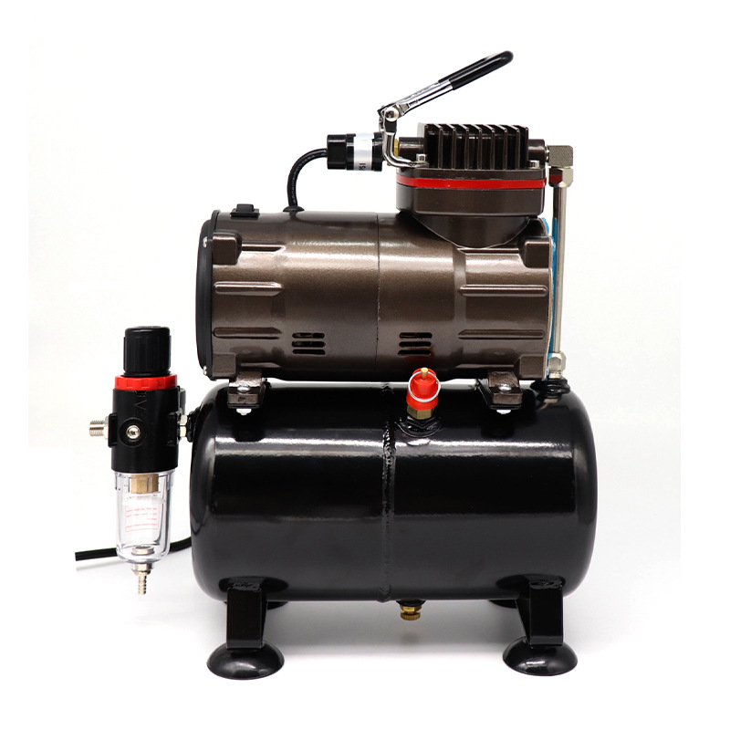 龙牙迷你喷泵空压机TC-80T/3L气罐/喷漆修补/美容彩绘/模型上色