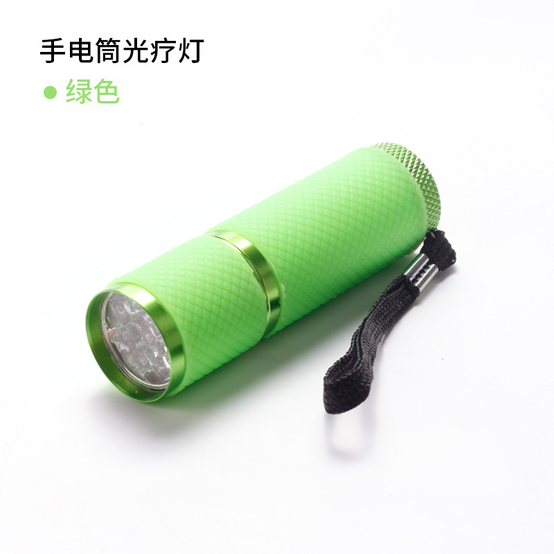 suministros de manicura LED mini linterna tipo lámpara de perla de secado rápido manicura portátil luz terapéutica pegamento de manicura especial