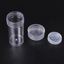 批发包装小圆瓶diy米珠收纳盒圆瓶10克闪粉瓶串珠分装塑料罐厂家