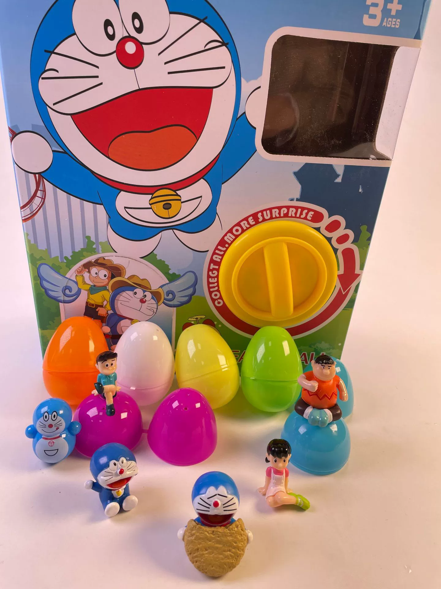 Игровой капсульный механизм-головоломка — сюрприз-боксы с 6 капсулами и тематическими мини-фигурами