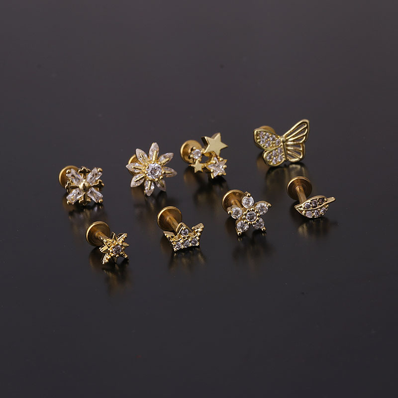 New Fashion Micro-inlaid Zircon Earrings display picture 11