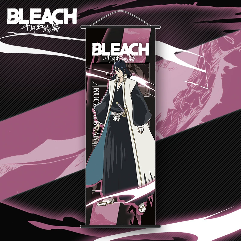 Anime wall scroll poster (BLEACH) Kurosaki Ichigo — polyester vertical 35×75 cm