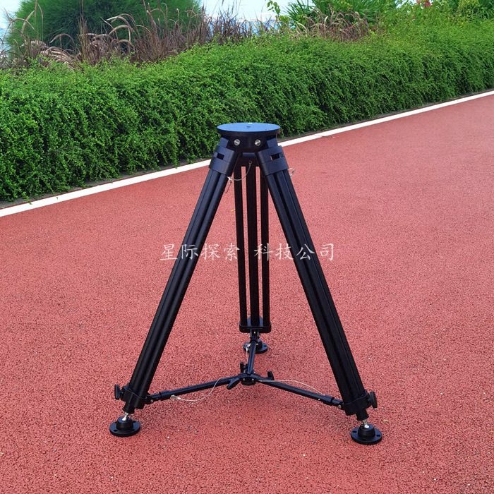 FD-ZX仪器天线三脚架法兰盘云台野外高承重铝合金重型三脚架