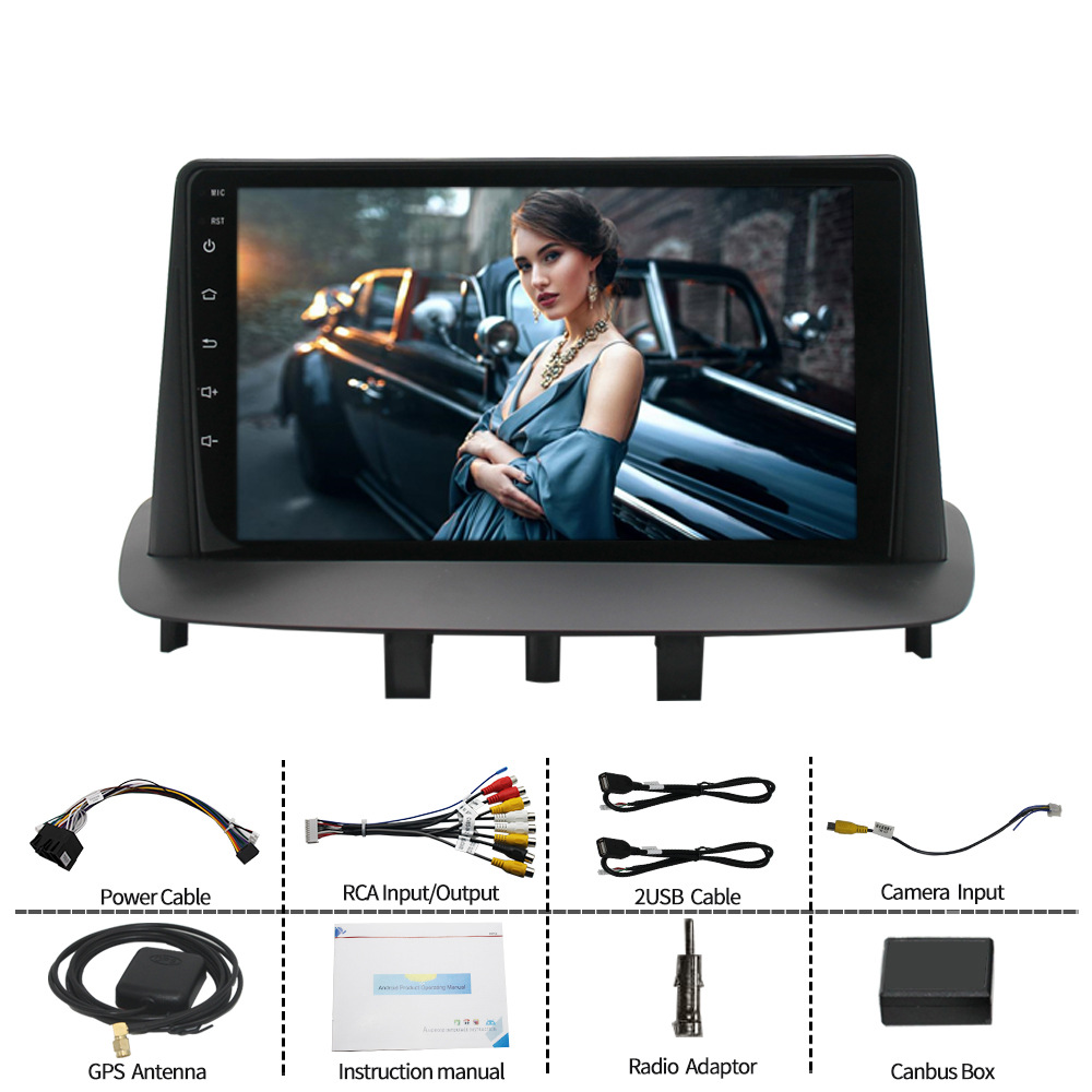 Aplicable a 09-14 Renault megana 3Megane Android navegación Android MP5 reproductor GPS todo en una máquina