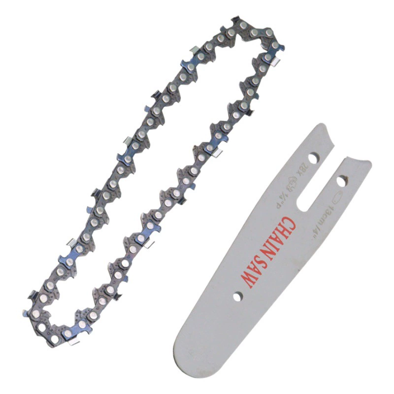 Yunbei бензопила цепь 4 дюйма мини бензопила 6 дюймов небольшая лесозаготовка сековая пила садовая пила фитинги направляла