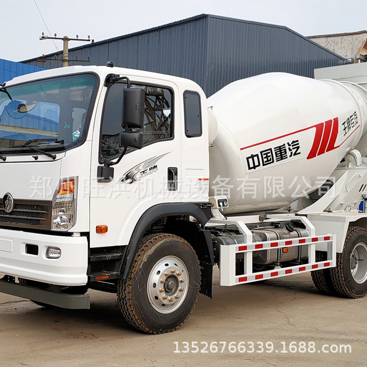 操作简单方便三轮搅拌车 砂石铲车上料搅拌车 适用农村小型商混车