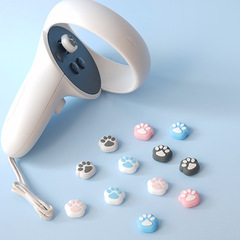 Enhanced Hand Feel VR Joystick Cap Suitable for Oculus Quest, Compact and Cute Cat Paws Anti-Slip Silicone Accessory