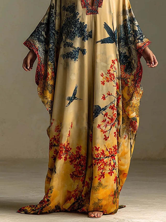 Women's French Style Dress Elegant Printed Long Sleeved Fashionable Spring Autumn New_ecoleips.com