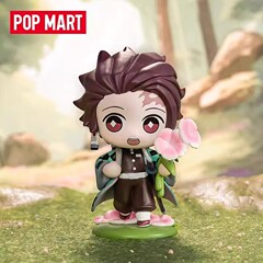 正版POPMART泡泡玛特鬼灭之刃诞生花系盲盒手办潮玩摆件男女礼物