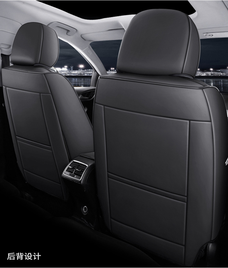 New All-Season Universal Full Leather 3D Fully Enclosed Breathable and Wear-Resistant Universal Five-Seater Car Interior Seat Cushion and Seat Cover
