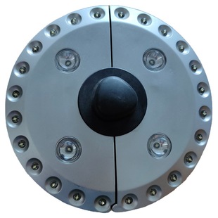 Factory direct UFO round umbrella light beach umbrella light rechargeable camping umbrella light leisure umbrella light sun umbrella light white light