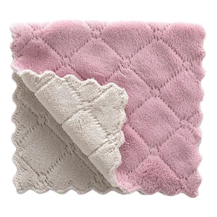 Cleaning Dish Cloth Household Absorbent Dish Cloth Oil-free Kitchen Supplies Special Towel for Wipe Table Household Scrubbing Cloth