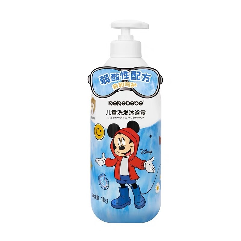 KeKebebe 子供用シャンプーとシャワージェル ツーインワン バブル ジェントル クレンジング 新生児シャワージェル|undefined