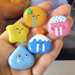 かわいい富士山 3 日みかんミニヘアピン漫画少女前髪クリップ甘い多用途学生ヘアピンヘアアクセサリー