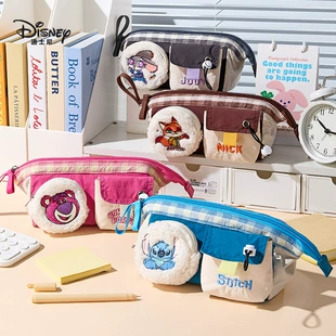 Пенал Disney с мультяшным принтом большой с ручкой