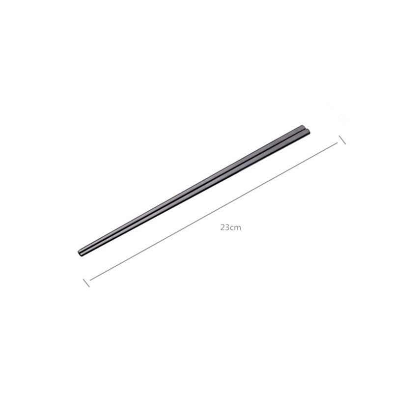 한국식 납작 젓가락 (검정색)