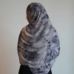 Bov Shuying Impression High-grade Chiffon Printing Baotou 2 m Long Scarf European and American Cross-border Foreign Trade Hijab Tape